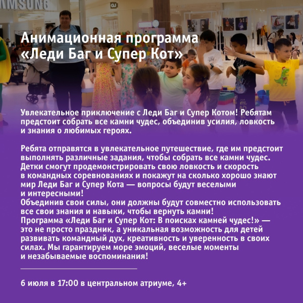 Анимационная программа «Леди Баг и Супер Кот»