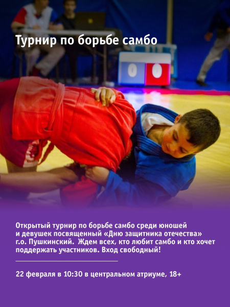 Открытый турнир по борьбе самбо