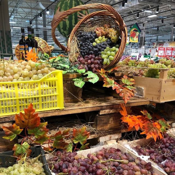 Фестиваль винограда в гипермаркете «Ашан»
